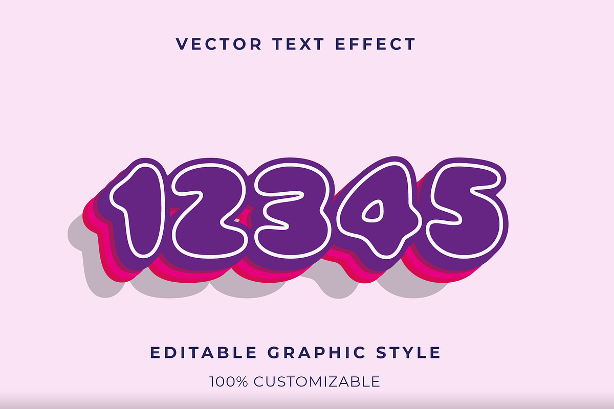 Playful Bubble Text Effect preview 2