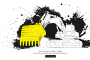 Construction machinery 20 ITEMS, a Technology Illustration by Vladimir Vihrev (Thumbnail 17 of 20)
