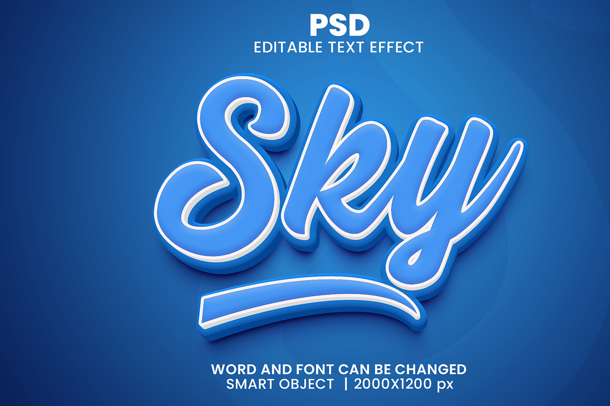 Modern 3d Text Effect Bundle PSD, a Layer Style Add-On by bdrobin (Photo 16 of 21)