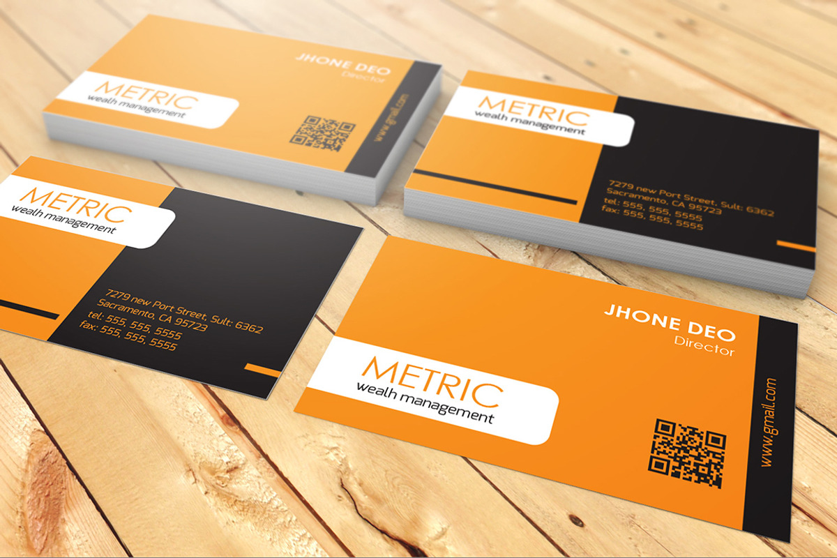Matric Visiting Card, a Business Card Template by BdThemes