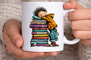 Quirky Lazy Child Clipart Bundle, an Illustration by Canvas Craft (Thumbnail 6 of 7)
