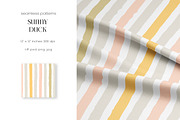 Sunny Duck Pattern Collection, a Pattern Graphic by PROTEA Watercolor Studio (Thumbnail 6 of 8)