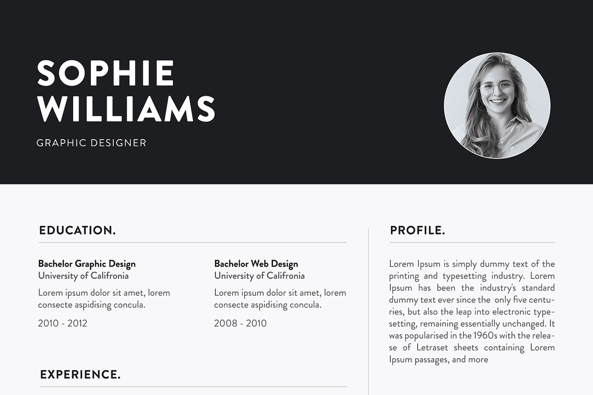 Resume, a Resume Template by UX-group (Photo 4 of 5)