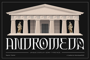 Andromeda Unique Display Typeface