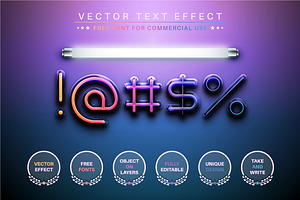 Magic Light - Editable Text Effect