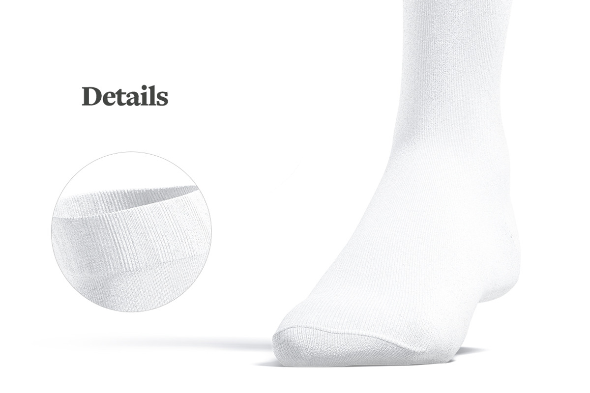 Socks 4 Types Mockups Set, a Bottom Mockup by rebrandy (Photo 9 of 12)