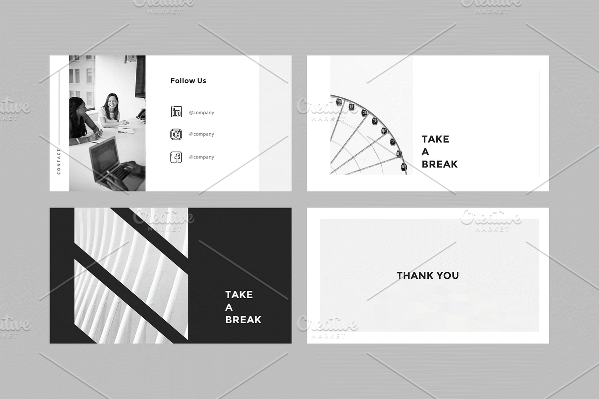 MONOCROM - Powerpoint Template, a Presentation Template by Pixelz Studio (Photo 6 of 10)