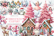 Christmas Clipart Bundle, an Illustration by Designworld (Thumbnail 1 of 6)