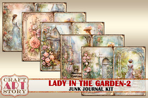 Ladies Garden-2 Junk Journal Kit