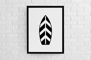 Surfboard Silhouette SVG, an Object Illustration by newminddesign (Thumbnail 2 of 3)