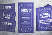 Purple Bold Wedding Invitation Suite, an Invitation Template by The Good Store (Thumbnail 4 of 4)