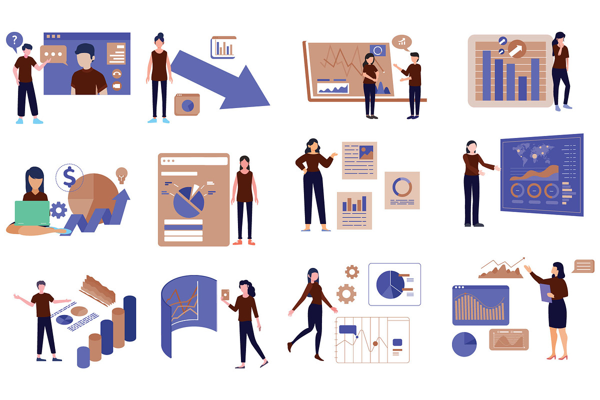 Data Analytics for Creatives, an Illustration by Vector Portal (Photo 6 of 6)