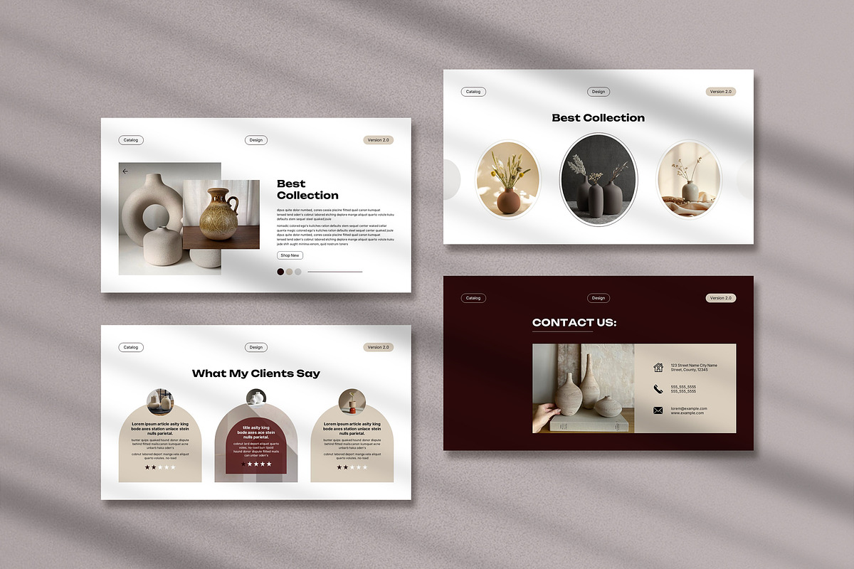 Ceramic Catalog Product Template, a Presentation Template by Pradaxa (Photo 3 of 5)