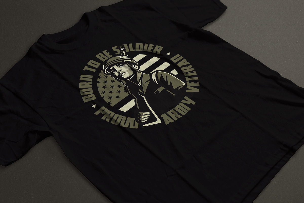 Proud Army Veteran Tshirt, a Branding & Logo Template by tkzgraphic (Photo 2 of 2)