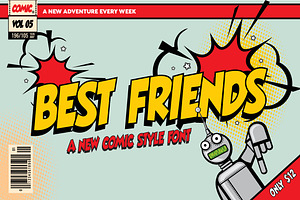 Best Friends Comic Font