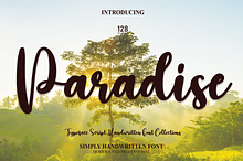 Paradise | Script Font