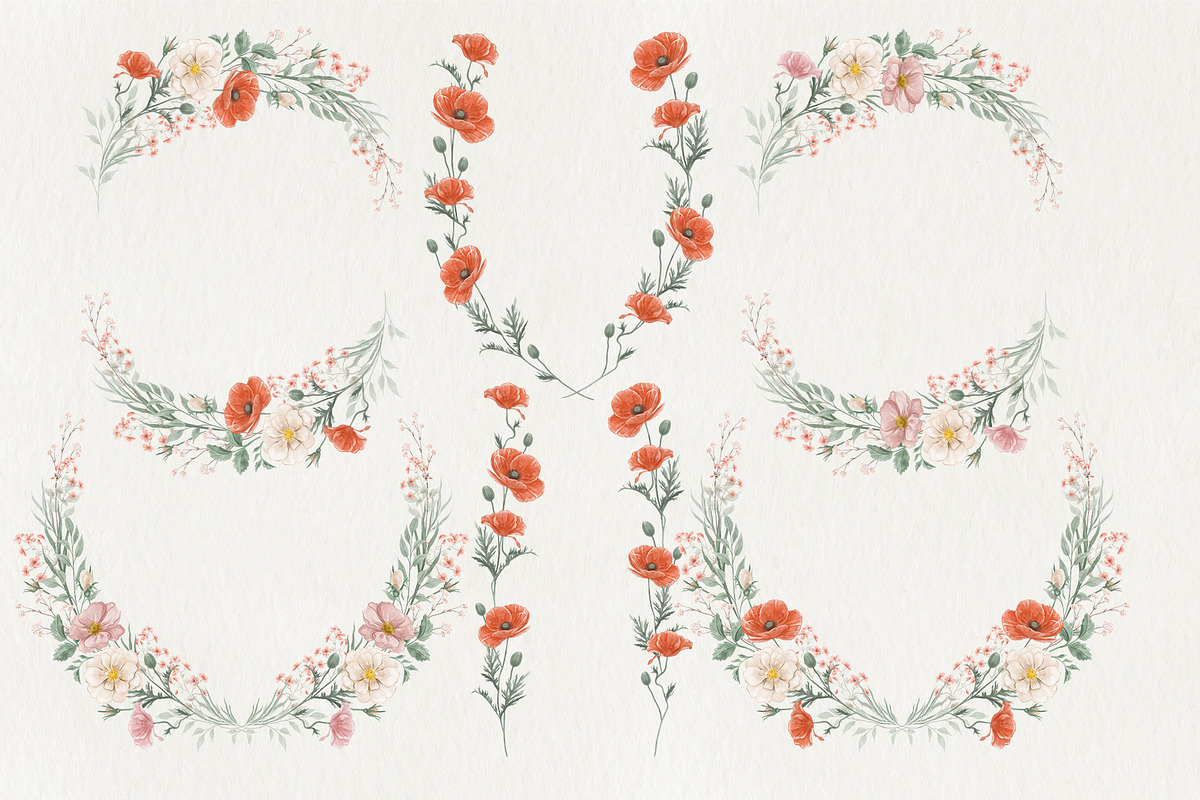Floral Tales Wedding cards & clipart, an Invitation Template by Garden in frame (Photo 9 of 10)