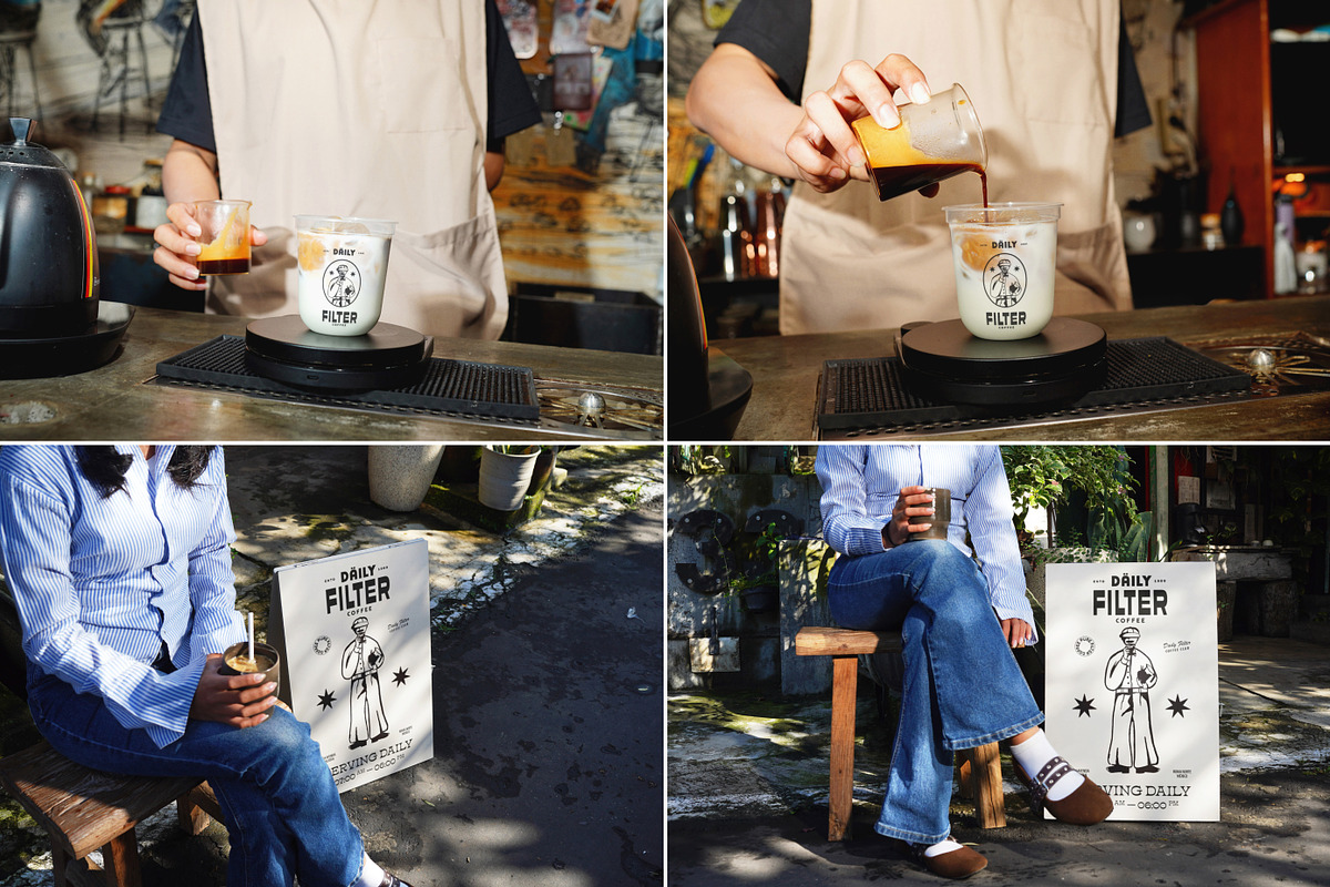 40 Cafe & Coffee Branding Mockups, a Packaging Mockup by Vitora Mockup (Photo 5 of 12)