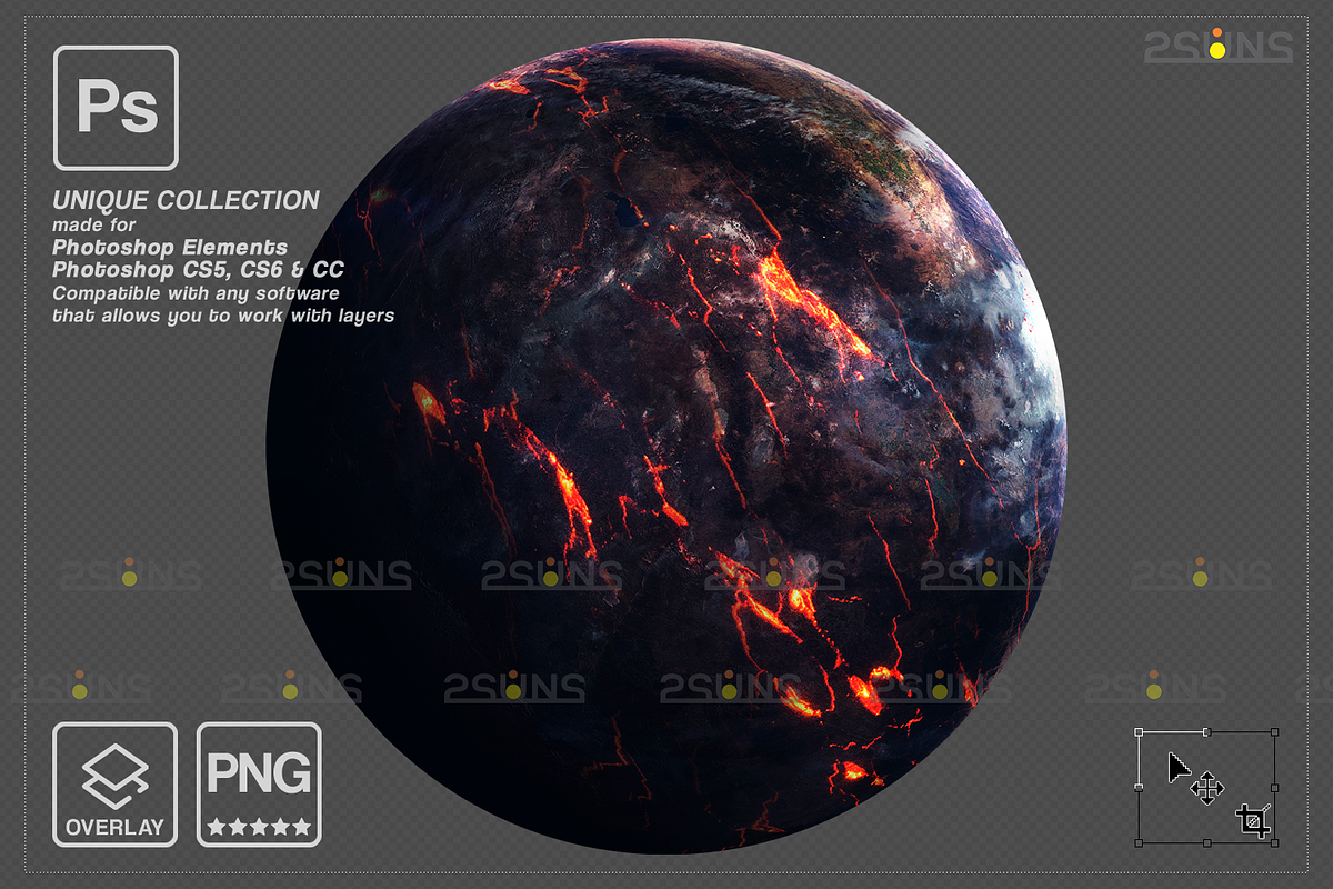 Planets Pack Photo overlays
