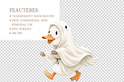 Halloween Goose Clipart, an Animal Illustration by MockupWizard (Thumbnail 4 of 5)