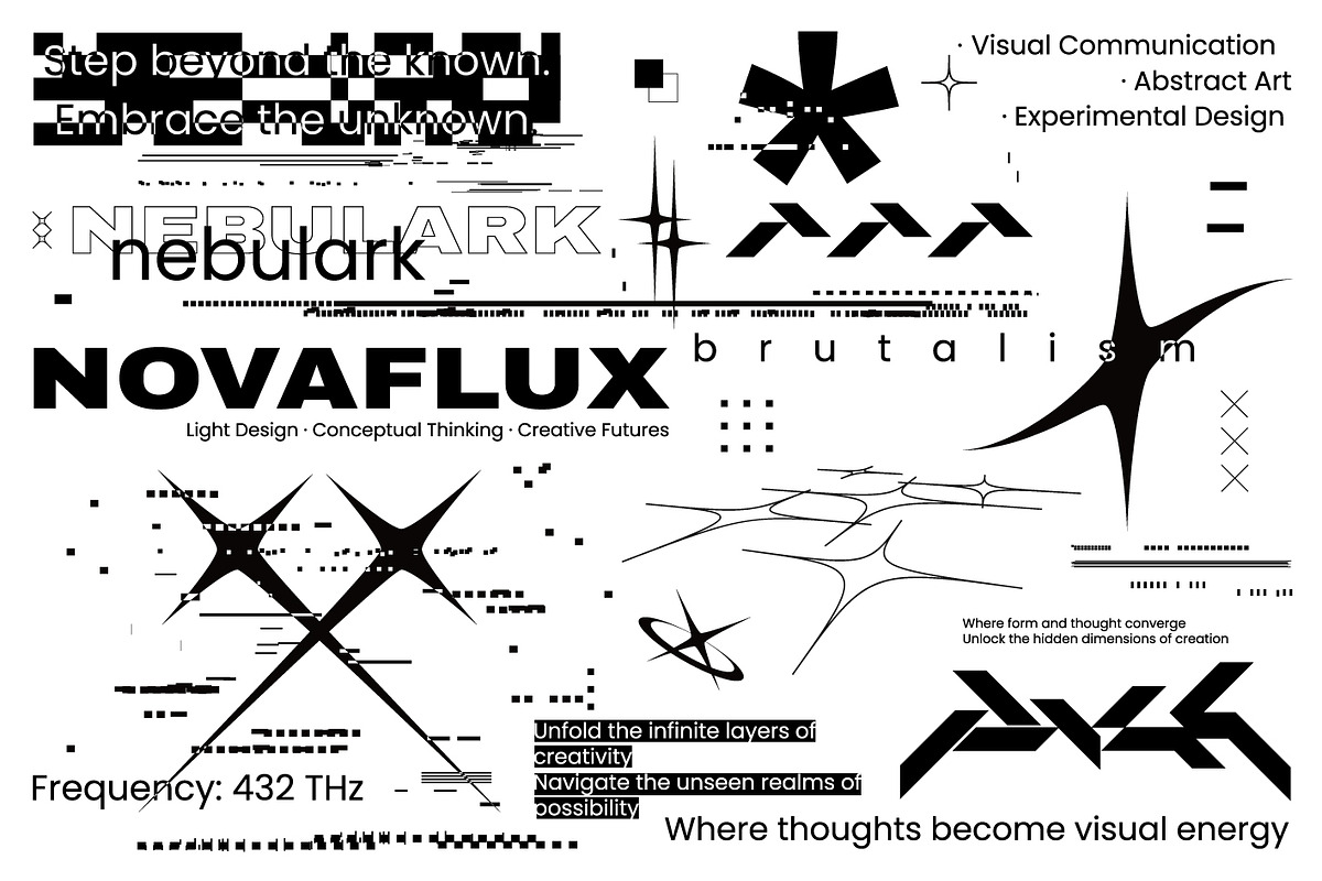 BRUTALISM GRAPHIC PACK – GLITCH SYST, an Object Graphic by SergeyBitos (Photo 3 of 4)