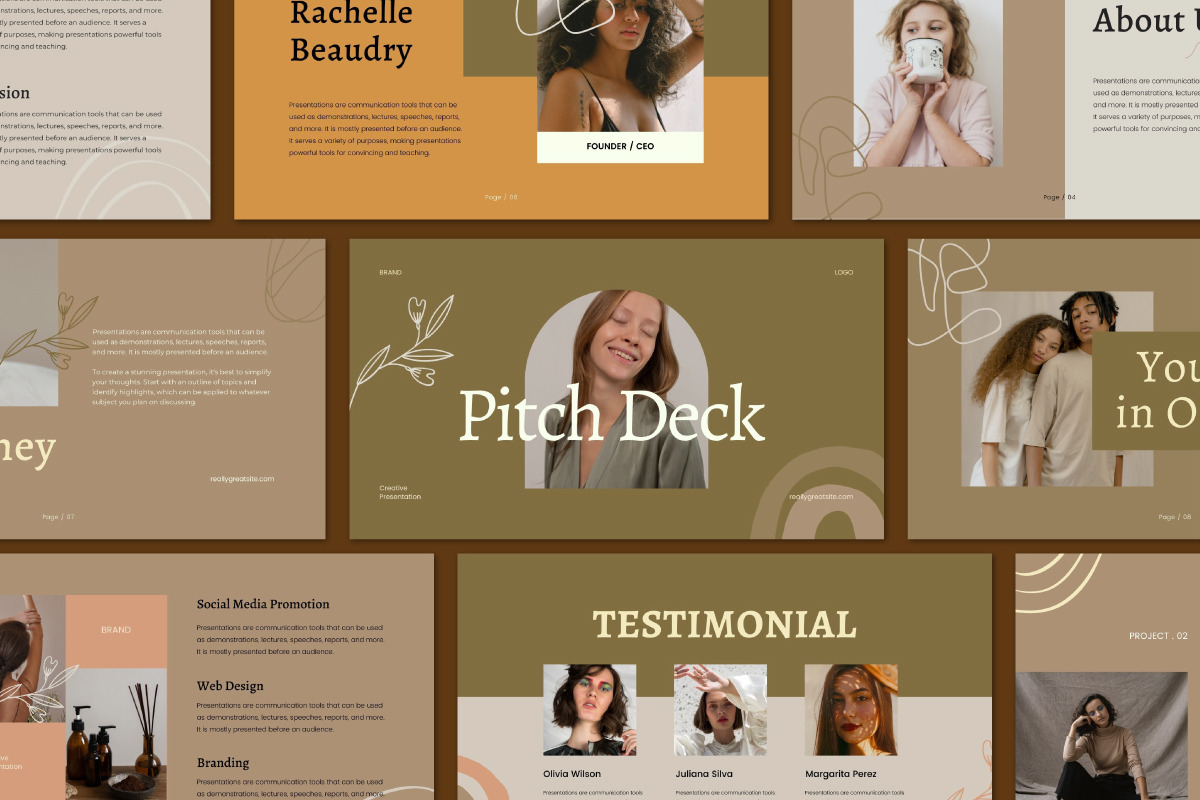 Pitch Deck - Canva Template, a Presentation Template by Dirtytemp Studio
