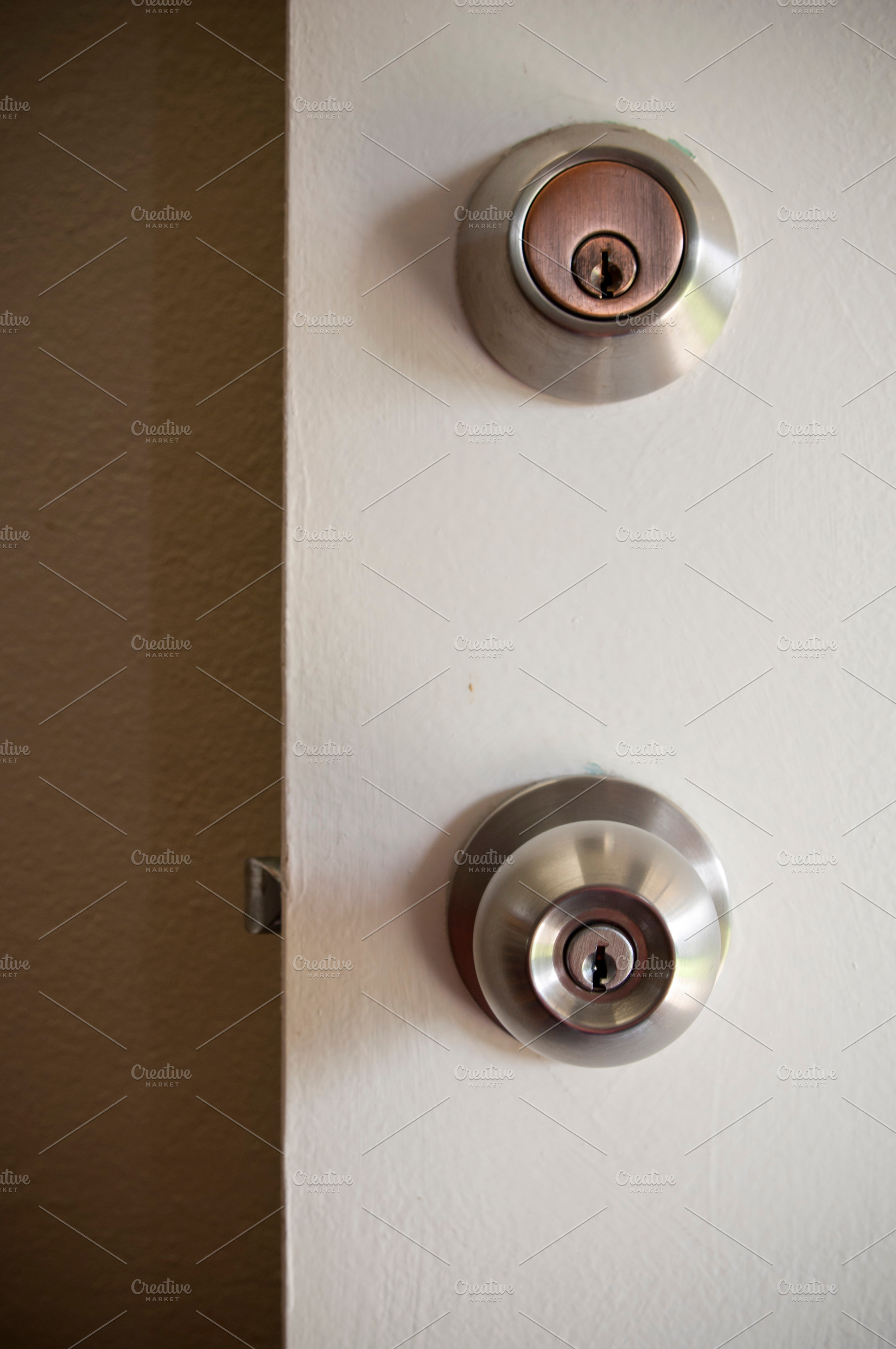 Door Locks, an Abstract Photo by THP Creative