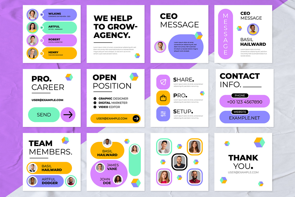Corporate Post Template, a Social Media Template by MightyDesign (Photo 1 of 6)