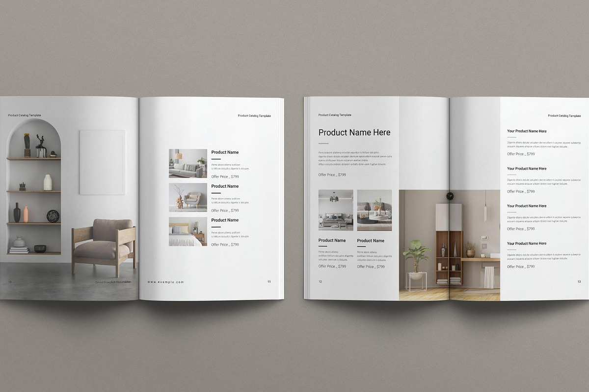 Product Catalog Template, a Brochure Template by E-Type (Photo 5 of 8)