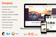 Compose - Responsive Email Template, a Templates & Theme by Surjith SM (Thumbnail 1 of 2)
