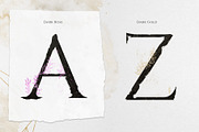 Floral Glitter Alphabet & Graphics, a Texture Illustration by Perfect Design (Thumbnail 3 of 8)