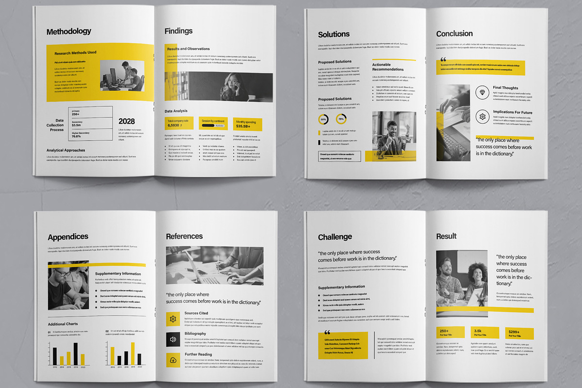 Case Study Booklet Template, a Brochure Template by ContestDesign (Photo 3 of 3)