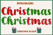Christmas season, a Handwritten Font by It me digital art (Thumbnail 1 of 10)