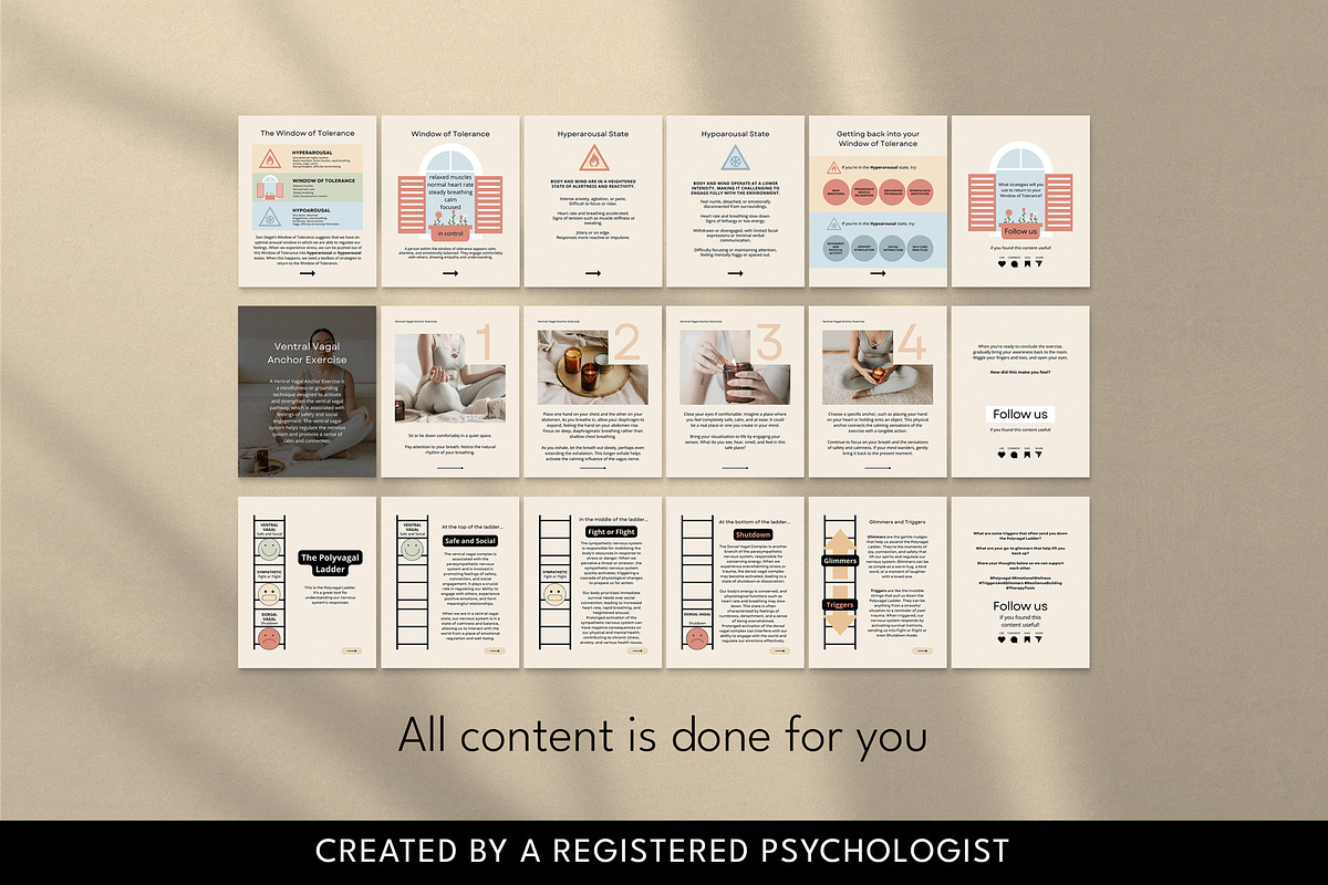 Polyvagal Theory Canva Instagram, a Templates & Theme by Miri Campbell (Photo 5 of 9)