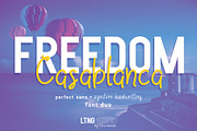FREEDOM Casablanca font duo, a Script Font by LTNG STUDIO (Thumbnail 1 of 14)