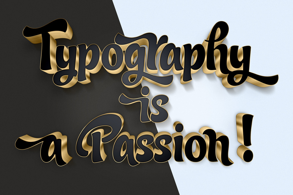 3D Gold Text Effects, a Layer Style Add-On by survivor (Photo 1 of 5)