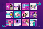 Techno Fun 2in1 Canva Template, a Social Media Template by Brandearth RRGraph (Thumbnail 5 of 6)
