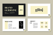 Brand Guideline With Gold Accent, a Presentation Template by Mighty-Slide (Thumbnail 2 of 6)