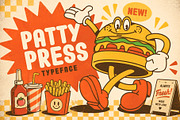 Patty Press - Friendly Typeface, a Sans Serif Font by HipFonts (Thumbnail 1 of 6)