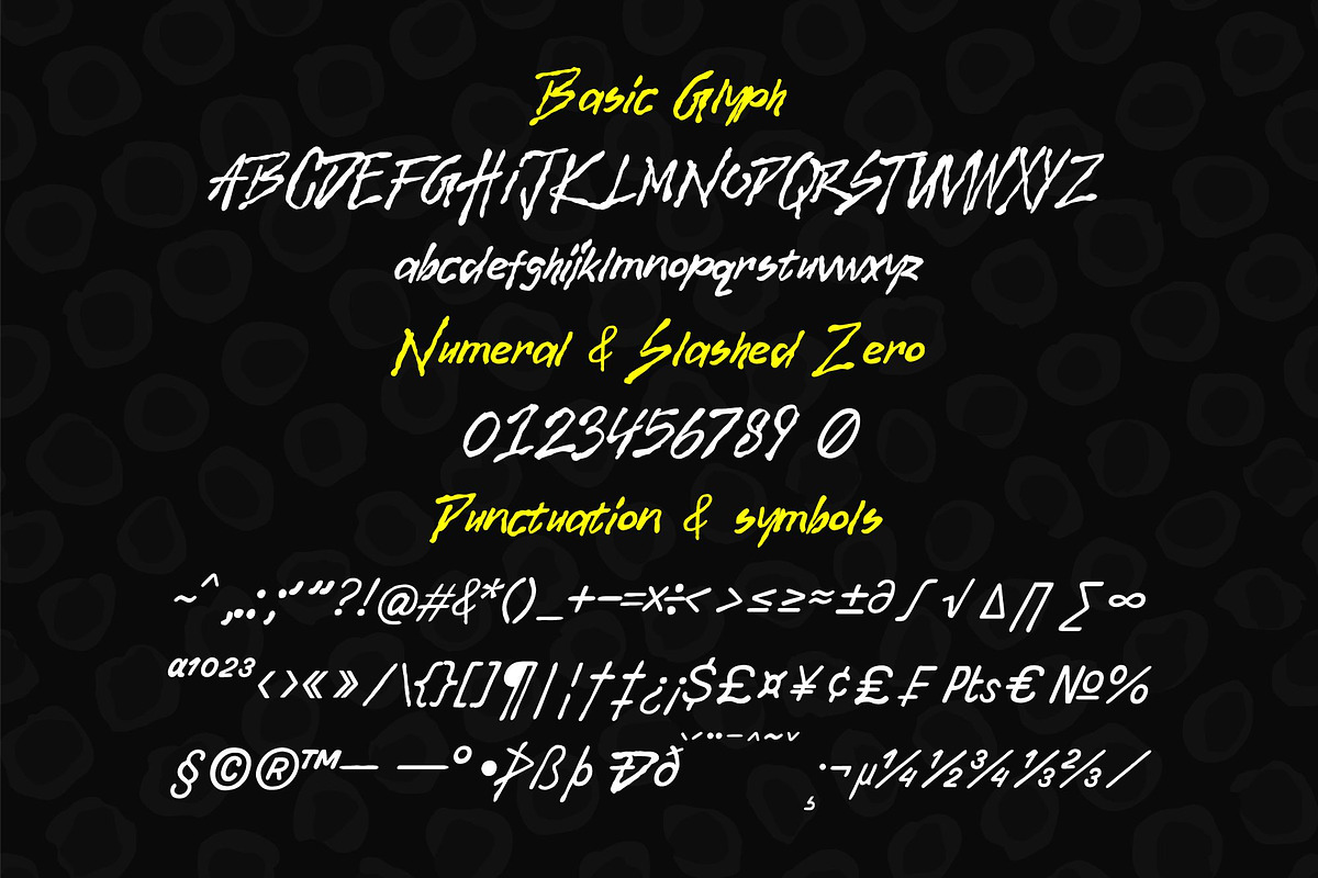BG Live - a trash display font, a Script Font by Brainware Graphic (Photo 2 of 5)
