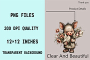 Watercolor Easter Animals Clipart Bu, an Illustration by SVGArt (Thumbnail 5 of 7)