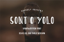 Sont O Yolo - Handwritten Font