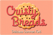 Crusty Breads - Display Font, a Script Font by Almeera Std (Thumbnail 1 of 7)