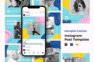 Instagram Templates, a Social Media Template by fashionaddict