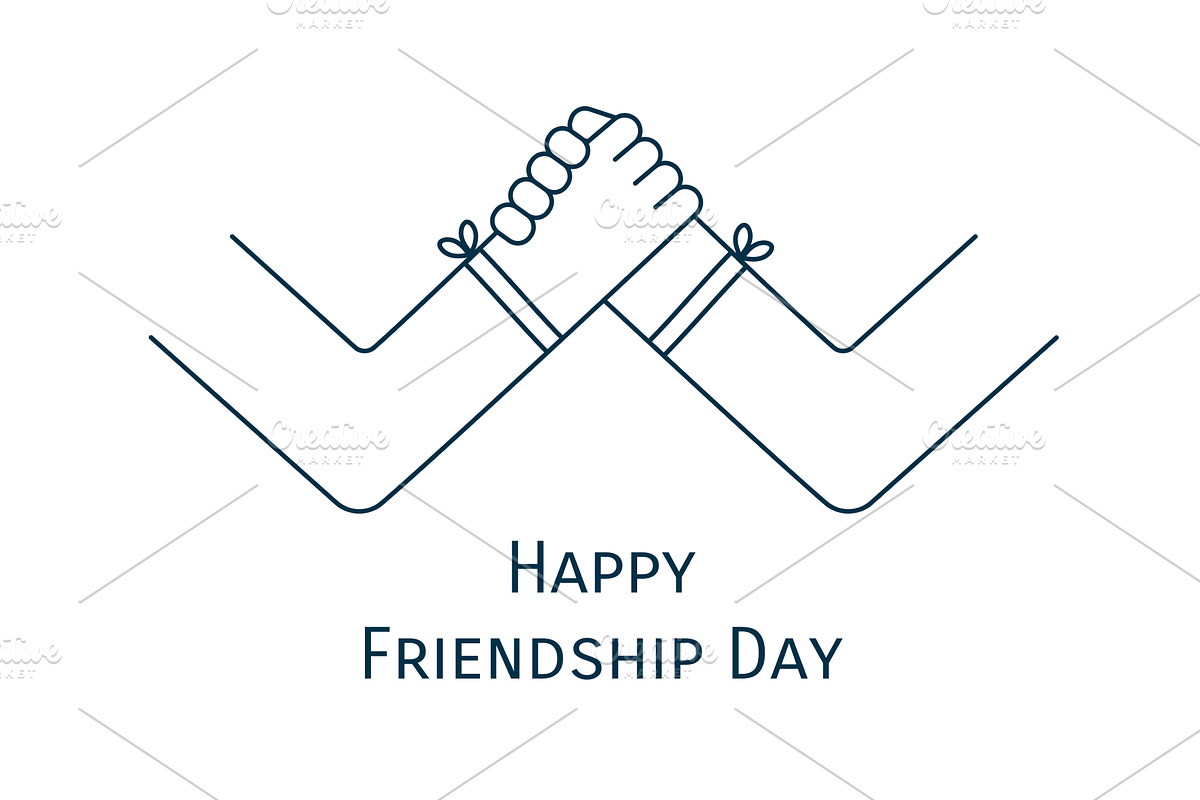 Two hands clasped in homie handshake, a Person Illustration by sceptical cactus