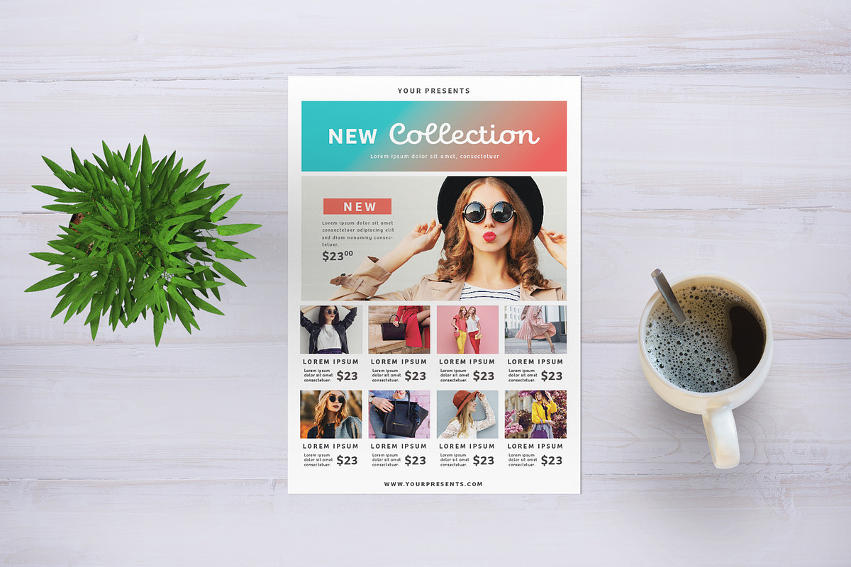 New Collection Flyer, a Flyer Template by lilyshop