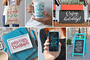 Winter holidays set | 60 lettering, an Illustration by bariskina (Thumbnail 7 of 10)