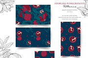 Pomegranate paradise collection, a Pattern Graphic by Aralova Art (Thumbnail 4 of 8)