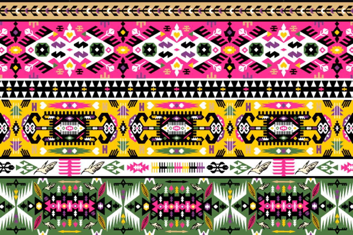 Collection of Tribal Patterns, a Pattern Graphic by tomuato (Photo 2 of 4)