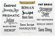 Buket Font Collection, a Sans Serif Font by Ahmet Altun (Thumbnail 2 of 5)